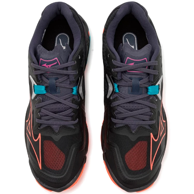 Кроссовки Mizuno WAVE LIGHTNING Z8 / Унисекс / 41 / Черный/Красный/Голубой photo 5